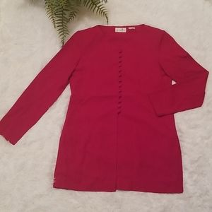 LIZ CLAIBORNE Dressy Magenta Blazer